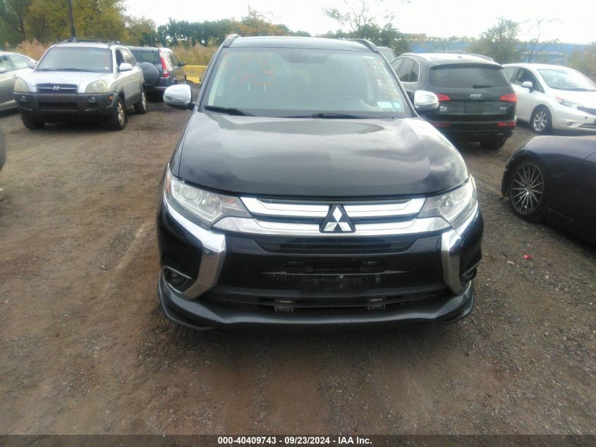 2016 Mitsubishi Outlander Es/Se/Sel VIN: JA4AZ3A39GZ055518 Lot: 40409743