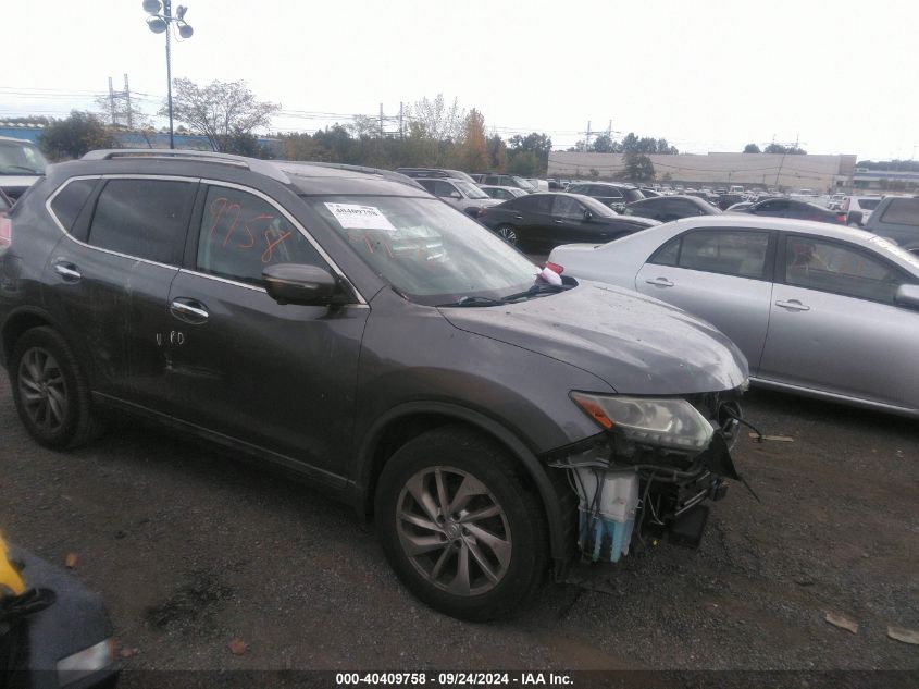 2014 Nissan Rogue Sl VIN: 5N1AT2MV5EC857669 Lot: 40409758