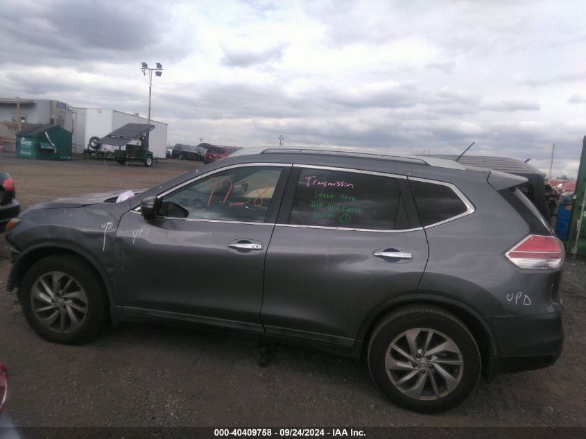 2014 Nissan Rogue Sl VIN: 5N1AT2MV5EC857669 Lot: 40409758