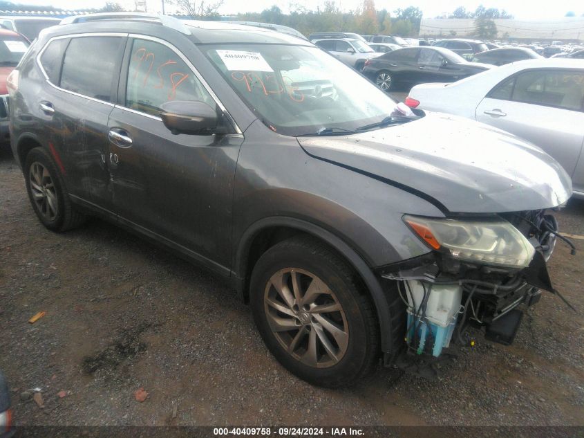 2014 Nissan Rogue Sl VIN: 5N1AT2MV5EC857669 Lot: 40409758