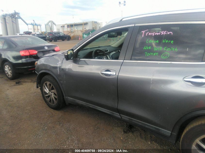 2014 Nissan Rogue Sl VIN: 5N1AT2MV5EC857669 Lot: 40409758