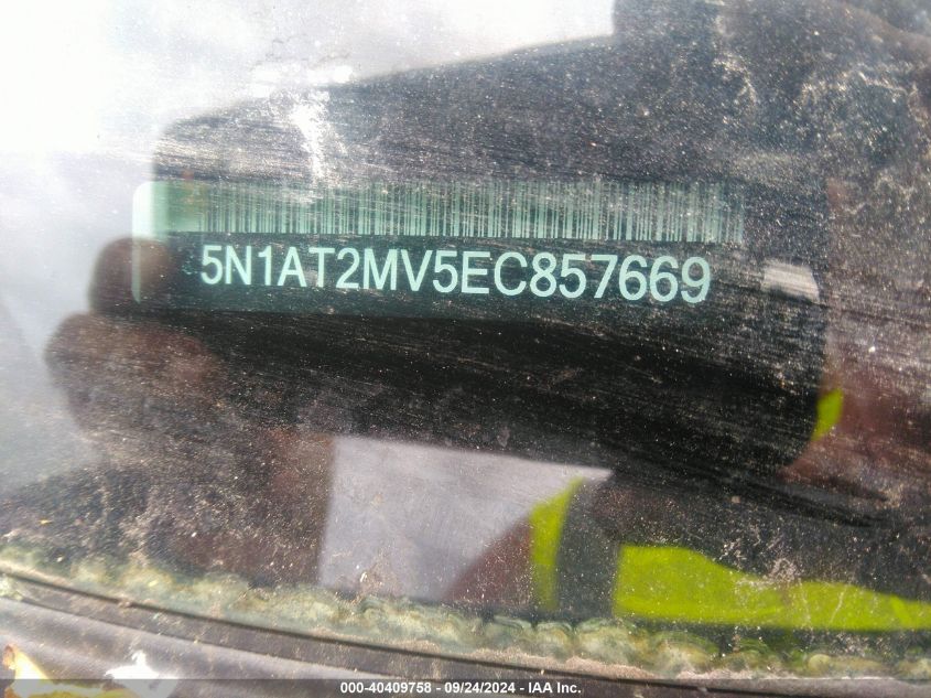 2014 NISSAN ROGUE SL - 5N1AT2MV5EC857669