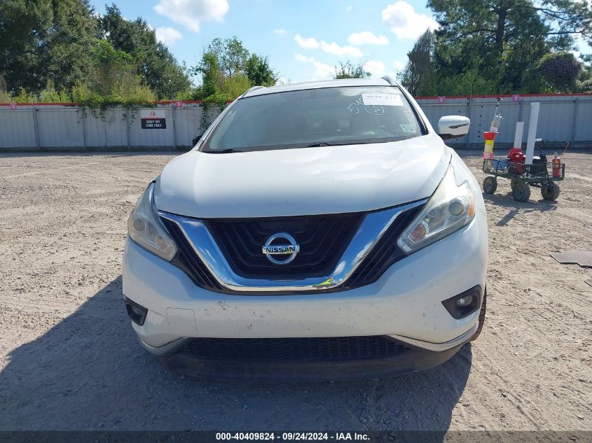 2016 Nissan Murano Sv VIN: 5N1AZ2MG9GN126685 Lot: 40409824