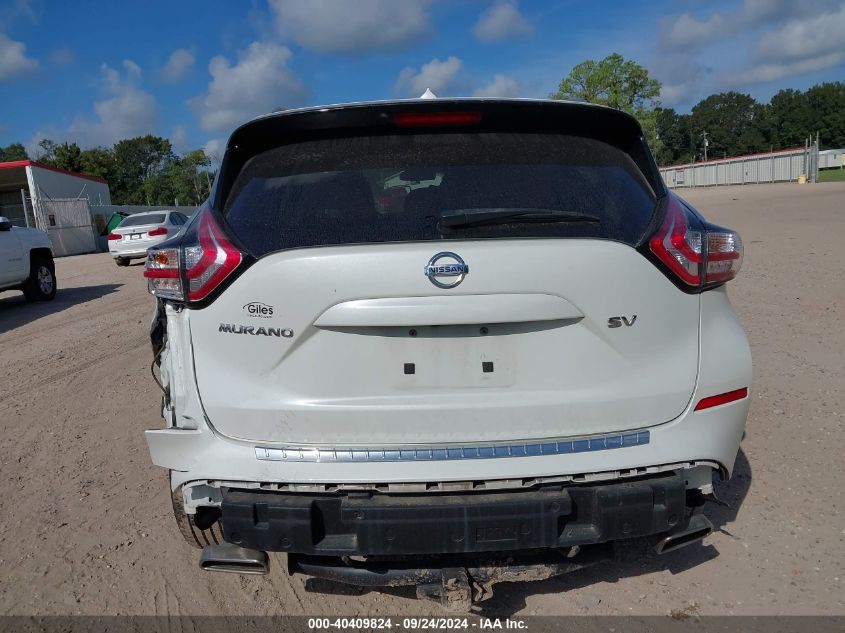 2016 Nissan Murano Sv VIN: 5N1AZ2MG9GN126685 Lot: 40409824