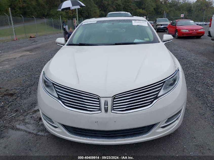 2014 Lincoln Mkz VIN: 3LN6L2J92ER832095 Lot: 40409914