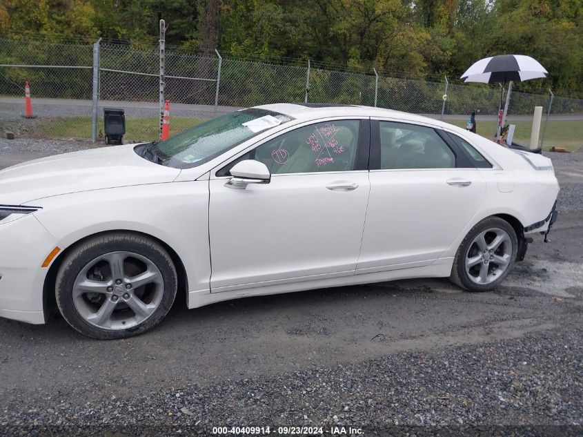 2014 Lincoln Mkz VIN: 3LN6L2J92ER832095 Lot: 40409914