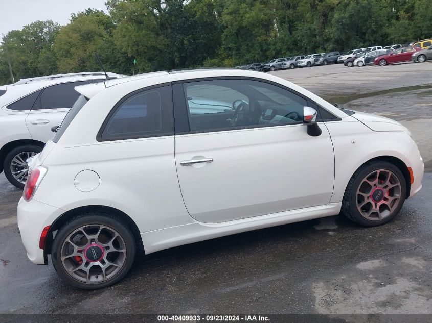 2012 Fiat 500 Sport VIN: 3C3CFFBR7CT113501 Lot: 40409933