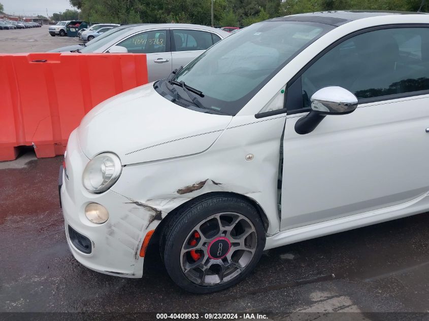 2012 Fiat 500 Sport VIN: 3C3CFFBR7CT113501 Lot: 40409933