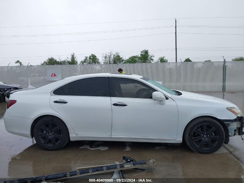 2008 Lexus Es 350 350 VIN: JTHBJ46G482193656 Lot: 40409950