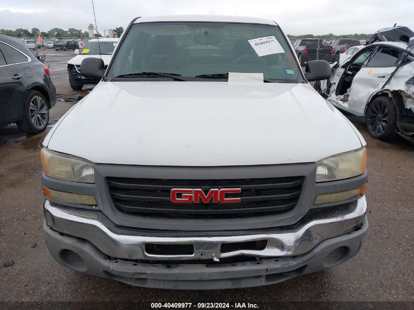 2006 GMC Sierra 1500 Work Truck VIN: 1GTEC14V16E141387 Lot: 40409977