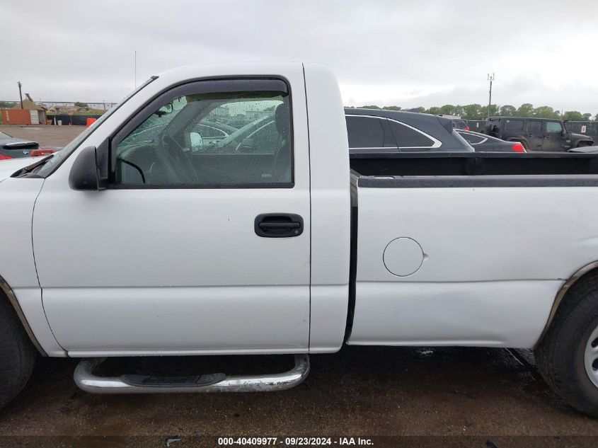 2006 GMC Sierra 1500 Work Truck VIN: 1GTEC14V16E141387 Lot: 40409977