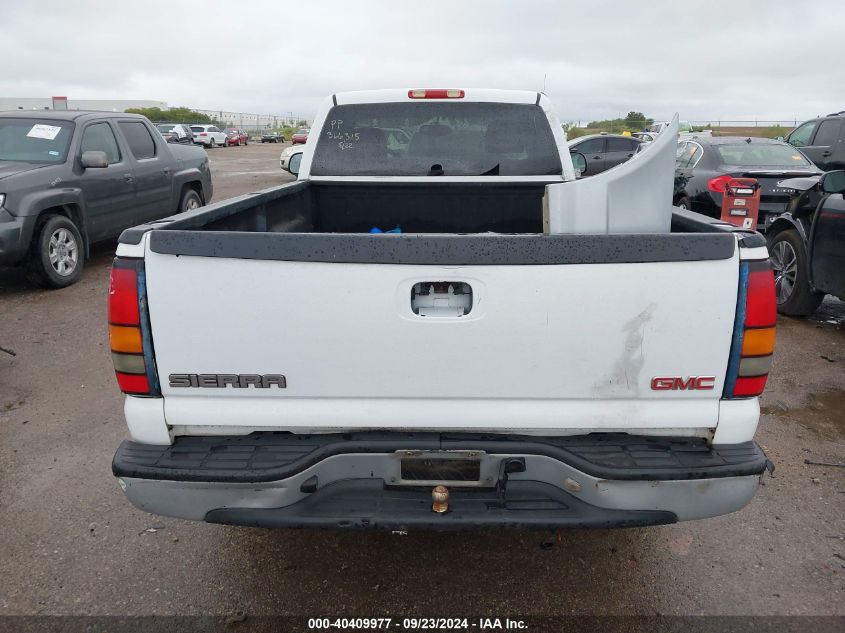 2006 GMC Sierra 1500 Work Truck VIN: 1GTEC14V16E141387 Lot: 40409977