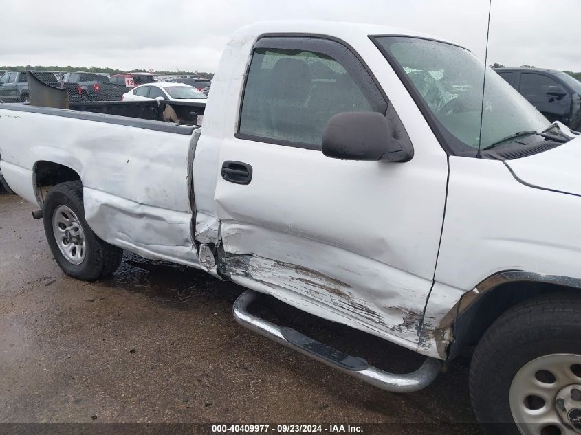 2006 GMC Sierra 1500 Work Truck VIN: 1GTEC14V16E141387 Lot: 40409977