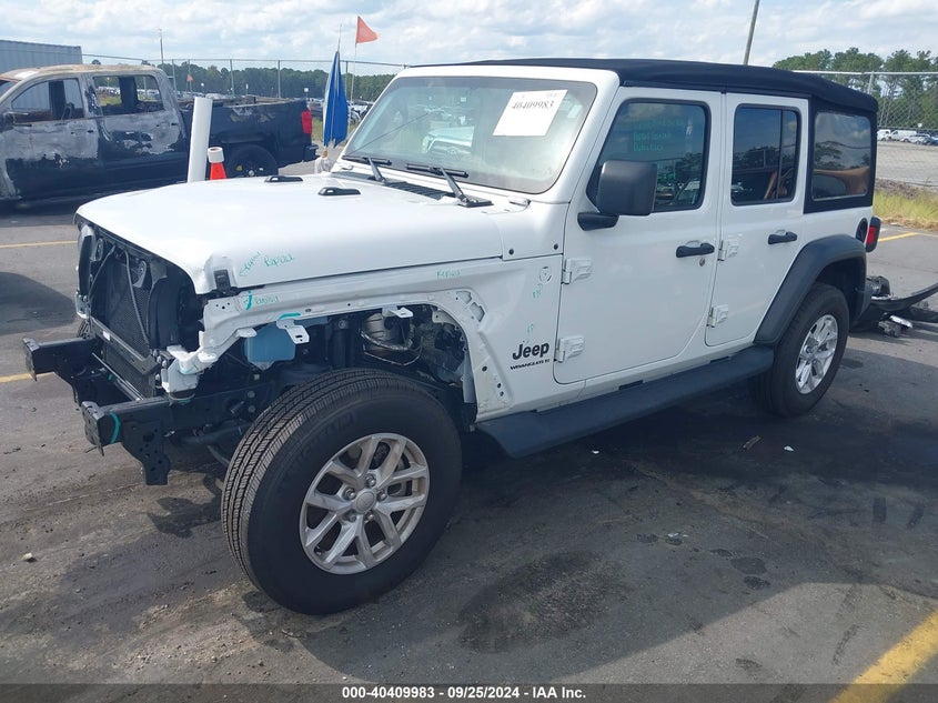 2023 JEEP WRANGLER 2.0L I-4 DI, DOHC, T(VIN: 1C4HJXDN0PW680424