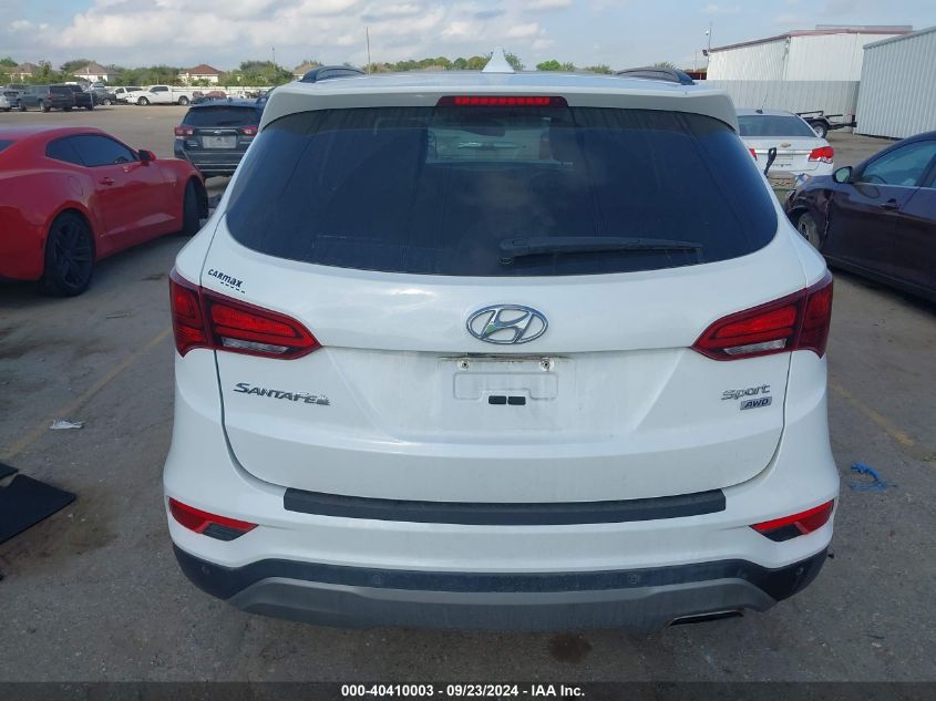 2018 Hyundai Santa Fe Sport VIN: 5XYZUDLB3JG518132 Lot: 40410003