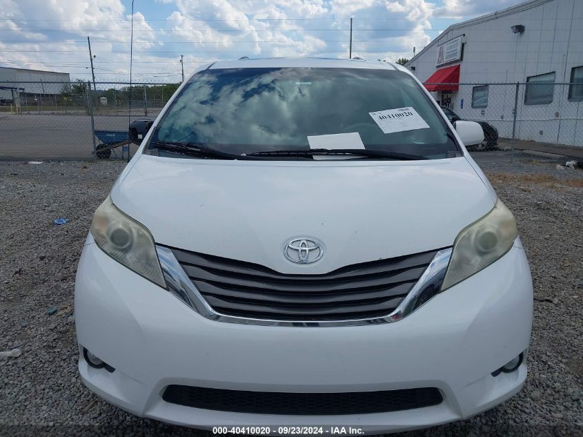 2011 Toyota Sienna Xle V6 VIN: 5TDYK3DC1BS152968 Lot: 40410020