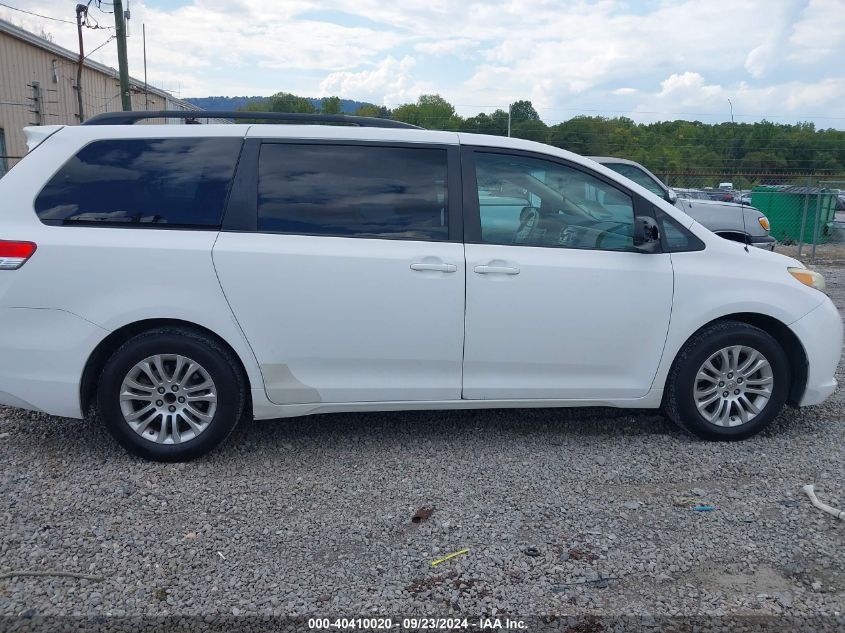 2011 Toyota Sienna Xle V6 VIN: 5TDYK3DC1BS152968 Lot: 40410020