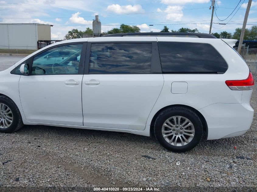 2011 Toyota Sienna Xle V6 VIN: 5TDYK3DC1BS152968 Lot: 40410020