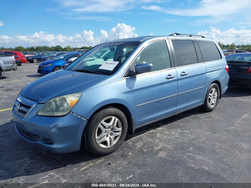 2007 Honda Odyssey Ex-L VIN: 5FNRL38717B105403 Lot: 40552469