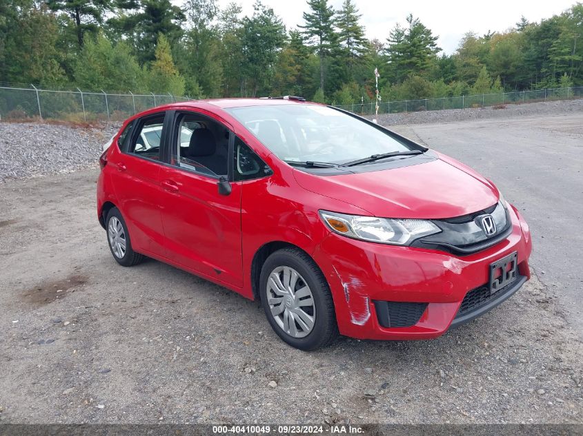 2016 Honda Fit Lx VIN: JHMGK5H50GX004832 Lot: 40410049