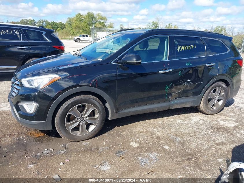 2014 Hyundai Santa Fe Gls VIN: KM8SN4HF1EU035393 Lot: 40410071