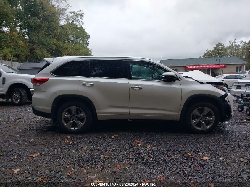 2019 Toyota Highlander Limited VIN: 5TDDZRFH0KS733397 Lot: 40410140