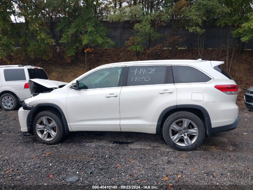 2019 Toyota Highlander Limited VIN: 5TDDZRFH0KS733397 Lot: 40410140