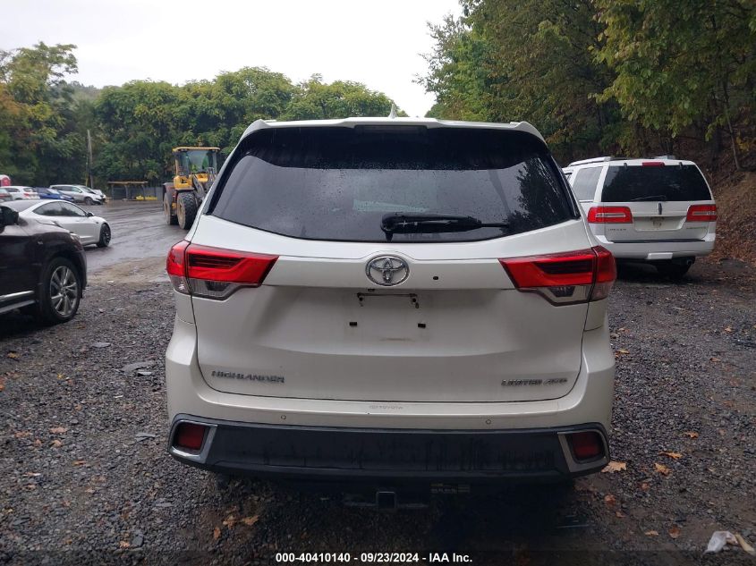 2019 Toyota Highlander Limited VIN: 5TDDZRFH0KS733397 Lot: 40410140