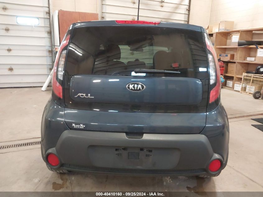 2015 Kia Soul + VIN: KNDJP3A55F7187876 Lot: 40410160