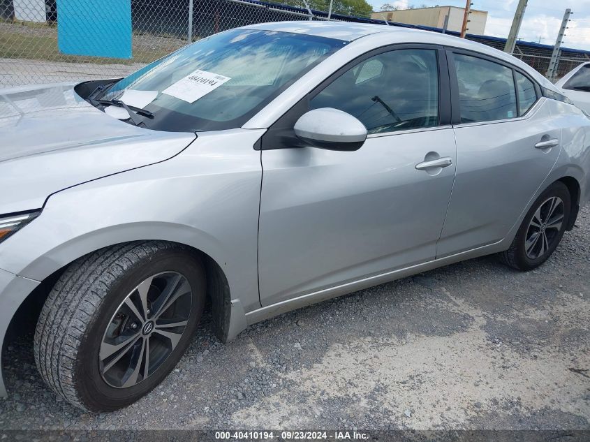 2022 Nissan Sentra Sv Xtronic Cvt VIN: 3N1AB8CV2NY231115 Lot: 40410194