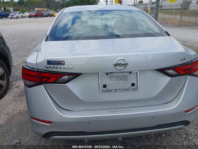 2022 Nissan Sentra Sv Xtronic Cvt VIN: 3N1AB8CV2NY231115 Lot: 40410194