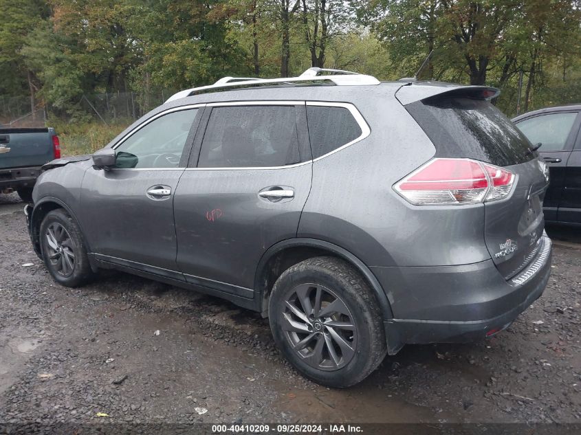 2016 Nissan Rogue Sl VIN: 5N1AT2MVXGC785712 Lot: 40410209