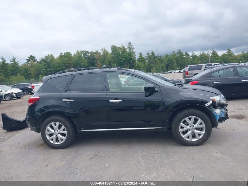 JN8AZ1MW5EW519777 2014 Nissan Murano Sl