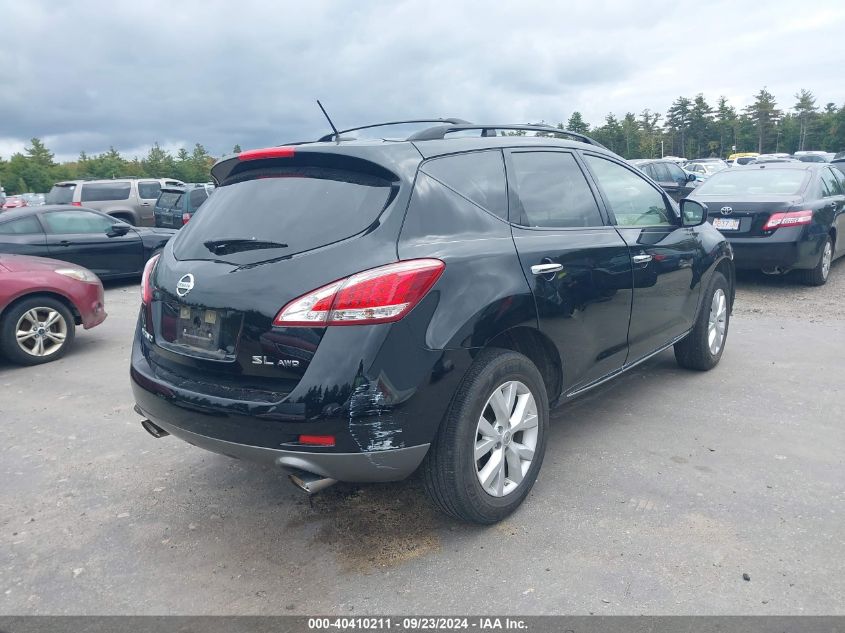 VIN JN8AZ1MW5EW519777 2014 Nissan Murano, SL no.4