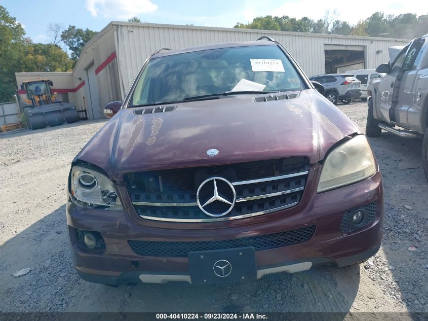 4JGBB86E47A164503 2007 Mercedes-Benz Ml 350 4Matic