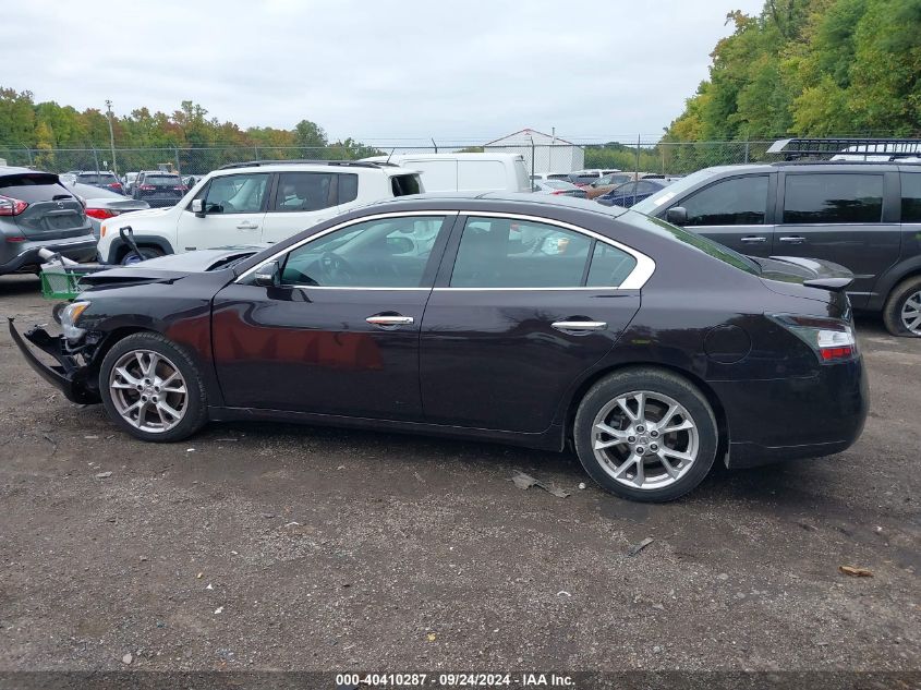 2014 Nissan Maxima 3.5 Sv VIN: 1N4AA5AP9EC475121 Lot: 40410287