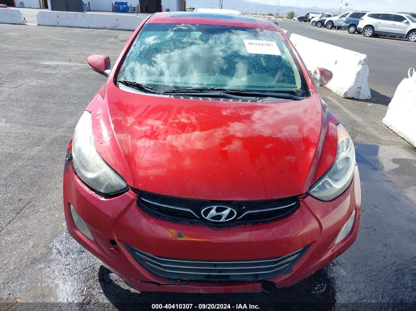 2012 Hyundai Elantra Limited (Ulsan Plant) VIN: KMHDH4AE4CU255772 Lot: 40410307