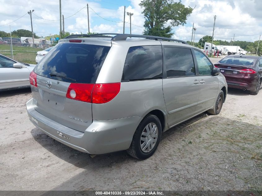 2010 Toyota Sienna Le VIN: 5TDKK4CC3AS298431 Lot: 40410335