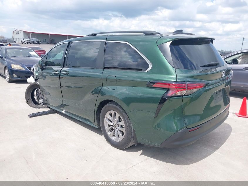 2021 Toyota Sienna Xle VIN: 5TDYRKEC7MS074509 Lot: 40410350