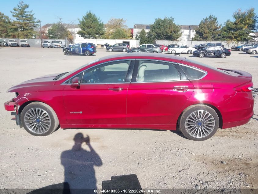 VIN 3FA6P0RU6JR162878 2018 FORD FUSION HYBRID no.14