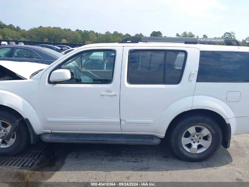 2006 Nissan Pathfinder Se VIN: 5N1AR18UX6C625502 Lot: 40410364