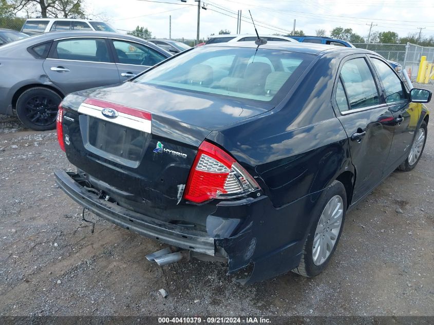 2012 Ford Fusion Hybrid VIN: 3FADP0L32CR447457 Lot: 40410379