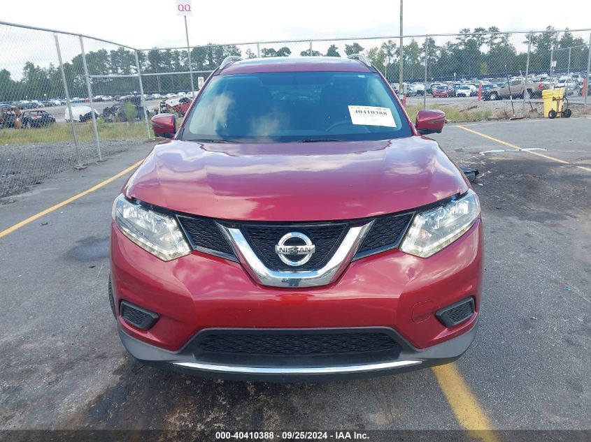 2016 Nissan Rogue Sv VIN: 5N1AT2MT2GC888816 Lot: 40410388