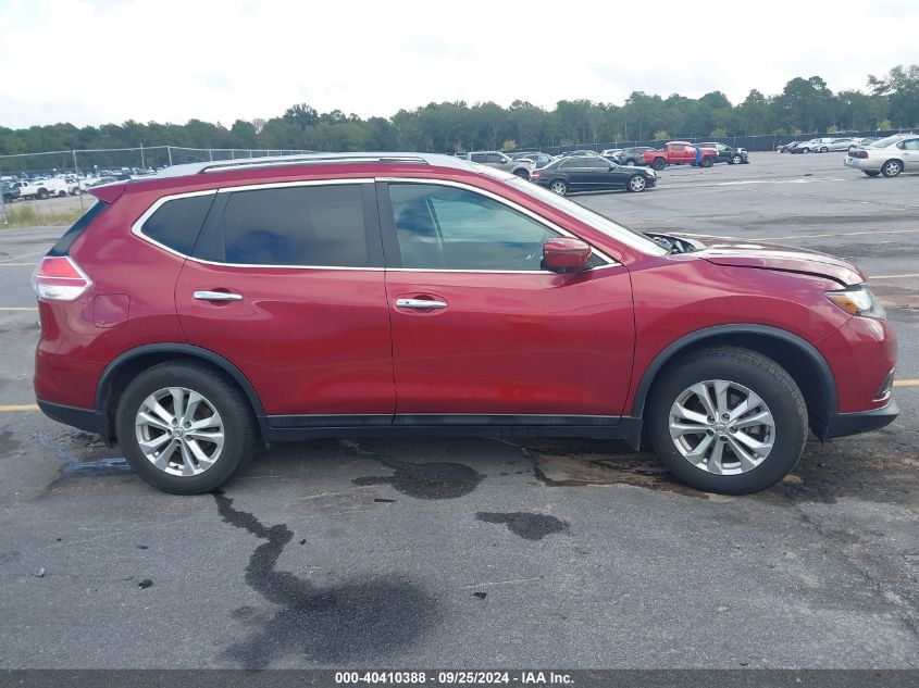 2016 Nissan Rogue Sv VIN: 5N1AT2MT2GC888816 Lot: 40410388