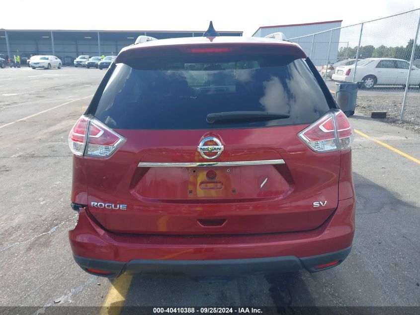 2016 Nissan Rogue Sv VIN: 5N1AT2MT2GC888816 Lot: 40410388