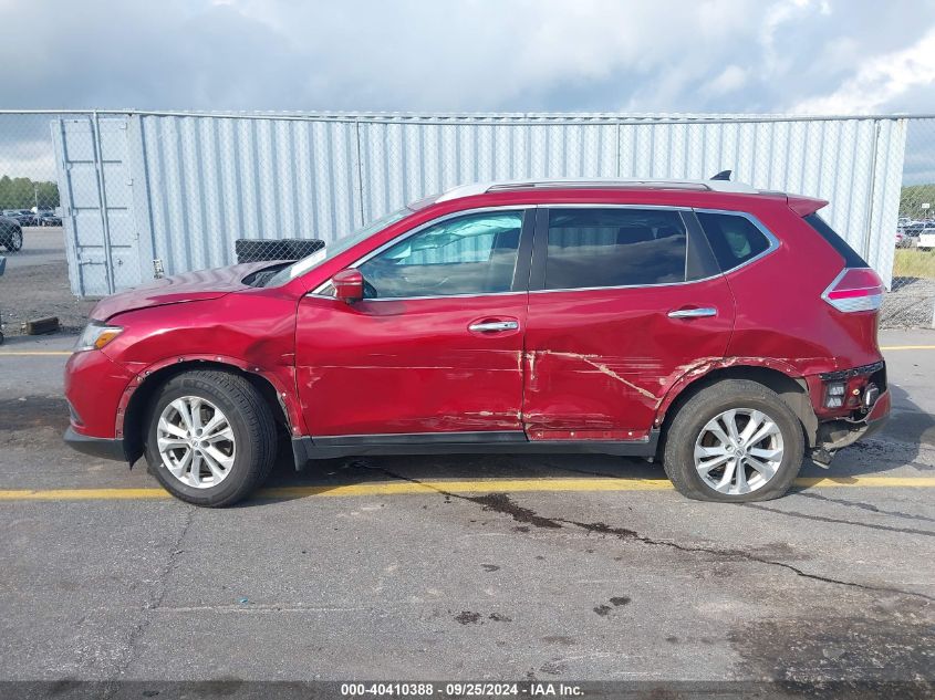 2016 Nissan Rogue Sv VIN: 5N1AT2MT2GC888816 Lot: 40410388