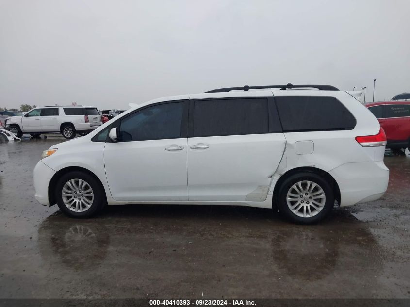 5TDYK3DC7CS208218 2012 Toyota Sienna Xle V6 8 Passenger