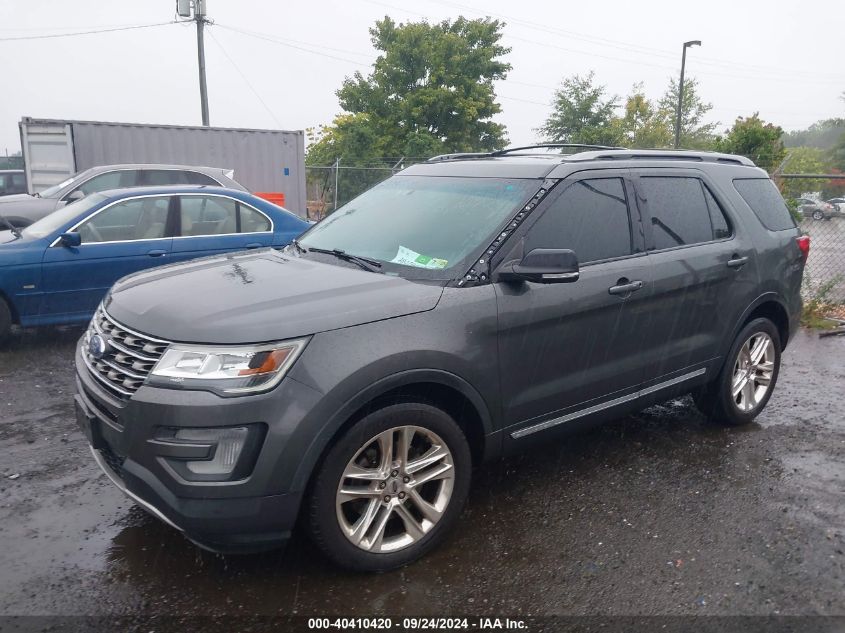 1FM5K8D85GGD19437 2016 FORD EXPLORER - Image 2