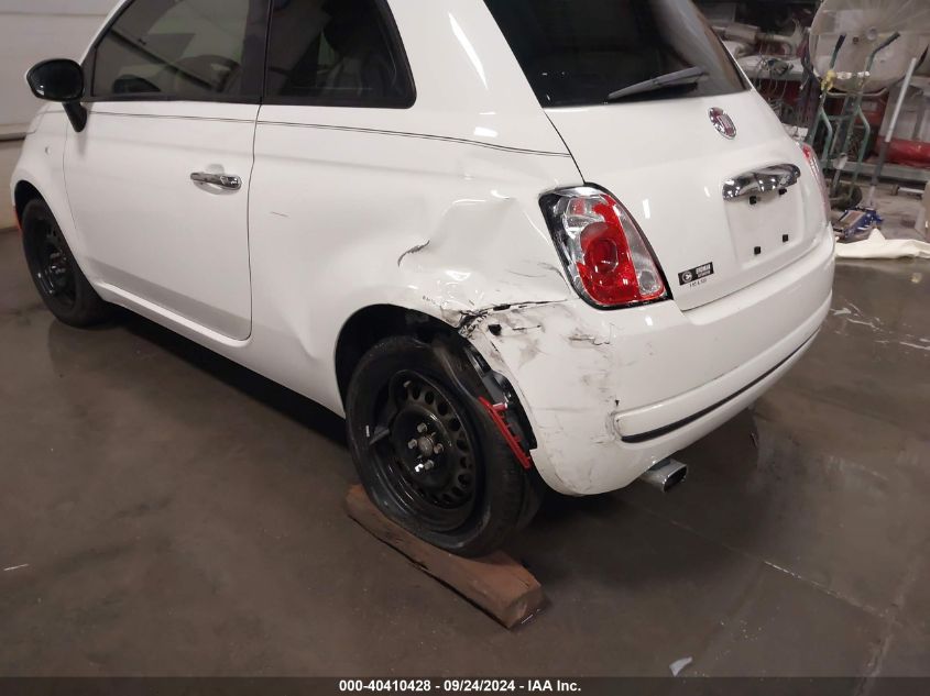 2013 Fiat 500 Pop VIN: 3C3CFFAR4DT684513 Lot: 40410428