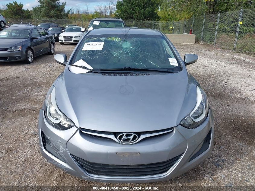 2016 Hyundai Elantra Se VIN: 5NPDH4AE3GH732356 Lot: 40410450